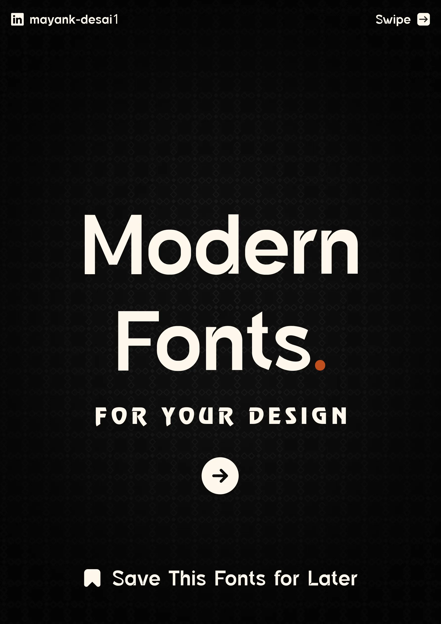Modern Font Styles